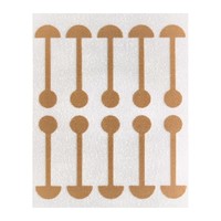 Petit patch nasal en tissu extensible, doux, élastique, confortable, respirant, auto-adhésif, pour correction orthopédique et largement espacé entre les narines