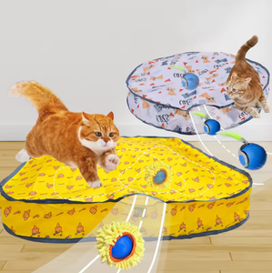 Juguete Interactivo para Gatos con Bola Móvil Activada, Trampa Automática para Juego de Escondite, Bola Rodante Rápida en Tapete de Juego - Product Image 5