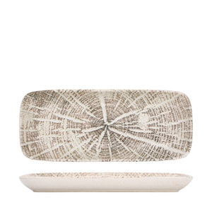 Piatto Piatto Astratto Forest Blanco 29x12cm - Product Image 3