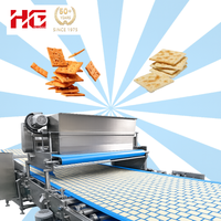 Ligne de production entièrement automatique de biscuits et de snacks avec pétrin, laminoir, four de cuisson et ligne de fabrication de biscuits sandwich