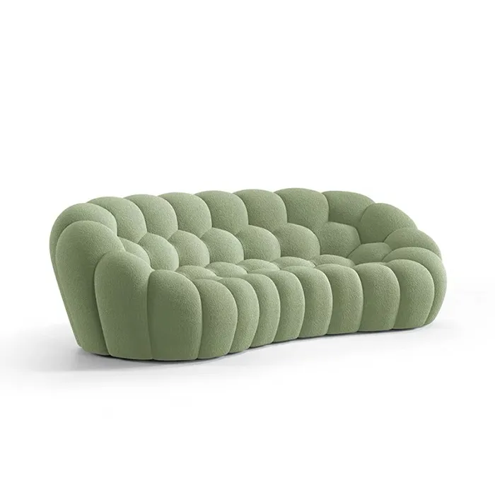 Neues Design Wohnzimmer Stoff-Blasensofa moderne Möbel kundenspezifische geformte Baumwollfarbe Blase-Sofa-Set