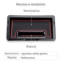 JOP4X4 3/5 portes 19-24 boîte de rangement intérieure de tableau de bord de voiture organisateur de plateau automatique pour Suzuki Jimny Sierra JB64 JB74 JC74