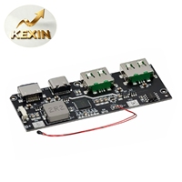 Batterie externe 22,5 W avec 5 ports, module d'alimentation mobile à charge rapide bidirectionnelle, carte de circuit imprimé, kit de carte mère DIY, QC4 PD3.0