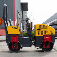 Bas Prix De Compacteur de Rouleau de 1 Tonne Équipement de Construction de Route Rouler Sur Rouleau De Route À Vendre