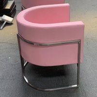 Meubles de beauté modernes de luxe canapés de réception pour salons de manucure chaises d'attente pour salons de coiffure