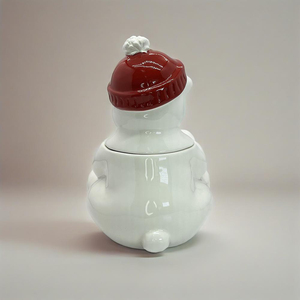 Gốm Mũ Đỏ Gấu Bắc Cực <span class=keywords><strong>Cookie</strong></span> <span class=keywords><strong>Jar</strong></span> Mùa Đông Theo Chủ Đề <span class=keywords><strong>Cookie</strong></span> <span class=keywords><strong>Jar</strong></span> Nhà Bếp Trang Trí Nội Thất Lưu Trữ Nhà Bếp <span class=keywords><strong>Cookie</strong></span> Và Kẹo - Product Image 3