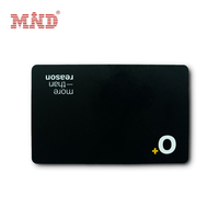 Carte de visite numérique intelligente NFC sans contact programmable en format NDEF noir mat, URL inscriptible, NTAG 213 215 216