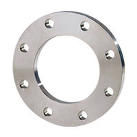 Bride plate en acier au carbone de qualité industrielle DN15-4000 polie Vizent pour soudage