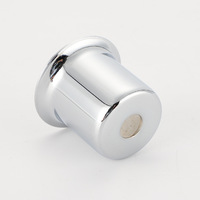 Couvercle de lampe E27 en métal doré, accessoire en noir, blanc, chromé et doré, support avec tasse de base