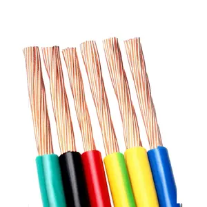 Precio barato 1,5 2,5 4 6 10 Cable multiconductor de cobre cuadrado Cableado DE LA CASA Cable de alimentación de cable eléctrico