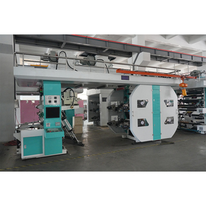 Độ chính xác cao 4 màu PVC/pe/pp/bopp máy in phim vải giấy trung tâm ấn tượng máy in flexo giá - Product Image 4