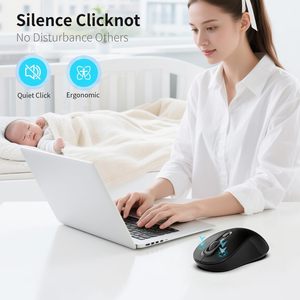Factory Direct Wireless <b>Mouse</b> 2.4G Silent <b>Mouse</b> Computer <b>Mouse</b> With <b>USB</b> Nano Receiver for Laptop - Product Image 4