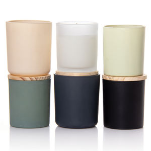 Vela de Soja Natural Pura en Oferta, Velas Aromáticas de Vidrio con Tapa de Bambú y Caja para Velas - Product Image 2