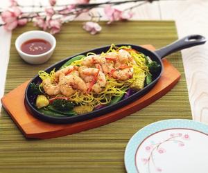 Sartén ovalada de hierro fundido, sartén de fajita presazonada con placa Base de madera, placa caliente coreana para barbacoa - Product Image 3