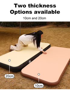 Materasso Gonfiabile Durevole <span class=keywords><strong>per</strong></span> Campeggio, Letto ad Aria a Doppio Strato in PVC, Letto Pieghevole Portatile <span class=keywords><strong>per</strong></span> Ospiti a Casa - Product Image 1