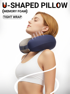 Cuscino da Viaggio OEM per Aereo, Cuscino Cervicale in Memory Foam Morbido, Cuscino Ortopedico per il Sollievo Cervicale - Product Image 3