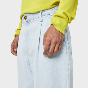 de 100% algodón para hombre loose fit pantalones de mezclilla de moda los pantalones vaqueros - Product Image 4
