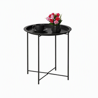 Table d'appoint moderne en fer, table basse minimaliste, petite table à thé en métal coloré pour le salon