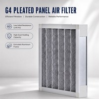 Filtre pliable en charbon actif auto-adhésif AC-700 pour système d'air frais de type fenêtre