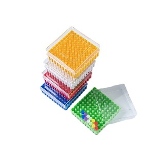 Caja criogénica Angentech para tubos, 25 orificios, PC, almacenamiento a ultra baja temperatura para tubos de 1.8ml y 2.0ml - Product Image 1