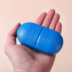 Organizador de Medicamentos de Grado Médico con 6 Divisiones, Estuche Portátil para Viajes, Pastillero Semanal con Cierre Seguro - Product Image 4