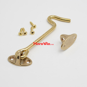 Serratura <span class=keywords><strong>porta</strong></span> fermo <span class=keywords><strong>finestra</strong></span> soggiorno vento rinforzante antico <span class=keywords><strong>finestra</strong></span> <span class=keywords><strong>porta</strong></span> <span class=keywords><strong>porta</strong></span> supporto asta 3 pollici in ottone gancio cabina e chiusura a occhio - Product Image 5