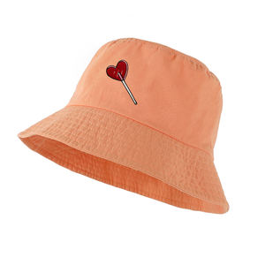 Venta al por mayor personalizado hombres mujeres sombrero de pescador logotipo personalizado Unisex verano Color sólido gorra de cubo - Product Image 3