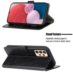 Stand custodia a portafoglio Flip Retro custodia Pu portafoglio in pelle Mobile per Cover custodia del telefono portafoglio magnetico per <span class=keywords><strong>Samsung</strong></span> A13 A23 - Product Image 2