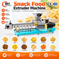 Machine extrudeuse de snacks pour la production de snacks soufflés au maïs, chips de maïs et boulettes de fromage avec équipement d'extrusion