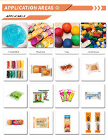 Machine de conditionnement de Popsicle Flow Multifonctionnelle Entièrement Automatique pour Pain Alimentaire Cacahuètes et Bonbons pour Oreillers Remplissage de Sacs