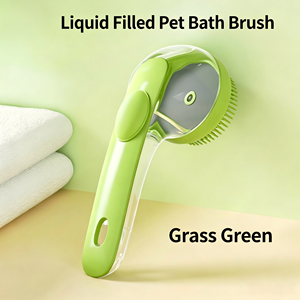 Spazzola da Bagno per Animali Domestici Riempita di Liquido, Spazzola per Massaggio e Toelettatura in Silicone per Cani e Gatti, per Doccia e Pulizia - Product Image 6