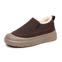 Bottes d'hiver pour hommes, nouvelles, chaudes et confortables, à semelle souple, décontractées, à enfiler, multifonctionnelles, en fourrure