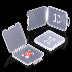 Yuzmei 4.5mm nhựa mỏng container SD Thẻ trường hợp NM <span class=keywords><strong>TF</strong></span> CF chủ thẻ OEM Mini thẻ nhớ nhựa tổ chức trường hợp - Product Image 4