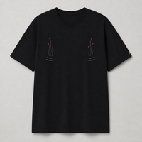 T-shirt personnalisé à coupe décontractée avec graphique Original Acoustic Meadow