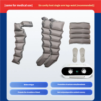 Bottes de récupération musculaire à compression d'air pour jambes entières, couvrant pieds et mollets, portables, rechargeables, de qualité médicale pour usage domestique