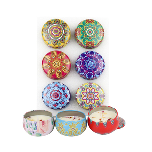 <span class=keywords><strong>Bougie</strong></span> en cire <span class=keywords><strong>de</strong></span> soja <span class=keywords><strong>de</strong></span> style bohème <span class=keywords><strong>de</strong></span> 2,2 oz avec fleurs séchées parfumées dans une boîte en métal pour un cadeau <span class=keywords><strong>de</strong></span> fête des mères - Product Image 4