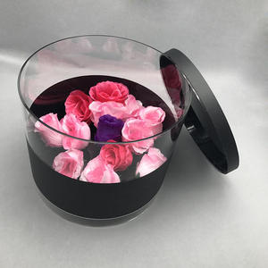 Venta caliente de encargo de acrílico Rosa Paquete de regalo caja transparente claro día de San Valentín flores - Product Image 6
