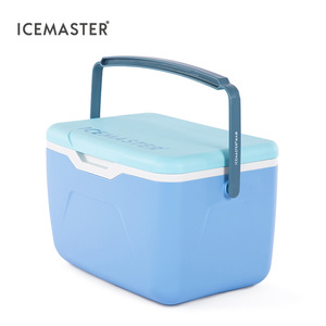 Glacière portable en plastique bleue For FUN 20, avec blocs de glace réutilisables, conteneur thermique carré de 20 L, maintien de la glace pendant 2 jours - Product Image 4