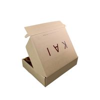 Maßgefertigte Kraft-Versandbox mit Klappdeckel und Glatter Oberfläche für Kosmetik- und Einzelhandelsversand