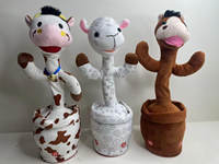 Best-seller transfrontalier : Jouet cactus dansant en peluche Chante et danse Jouet en peluche motorisé classique pour garçons et filles