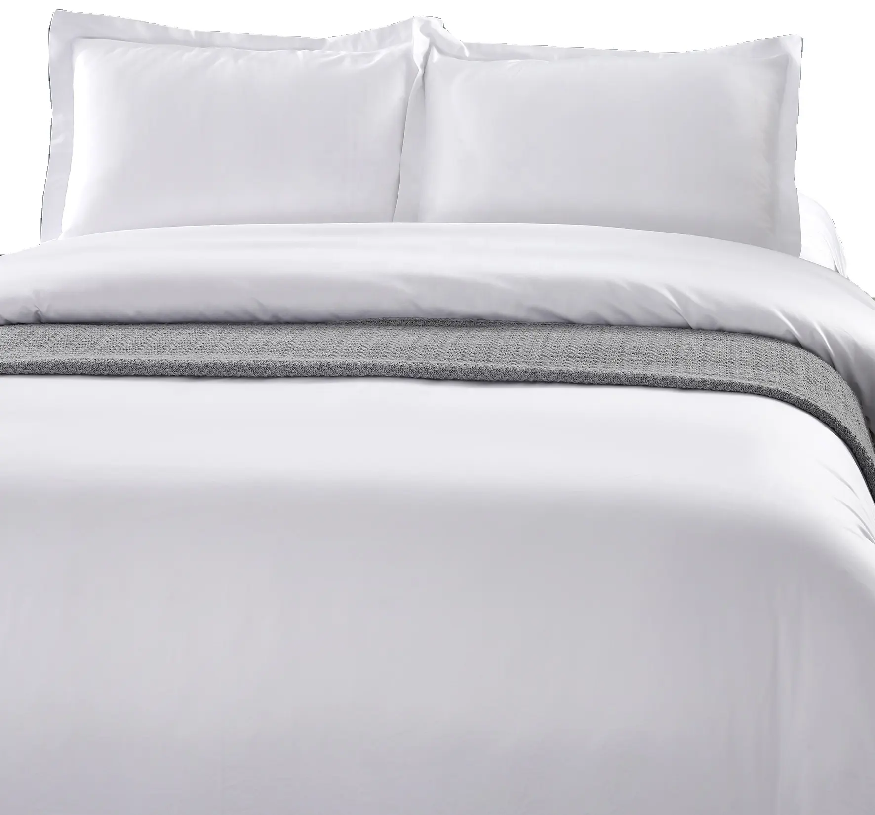 Jogo de cama de luxo, conjunto de lençol para hotel, 100% algodão, atacado, personalizado, tamanho queen, conjunto de lençóis para adultos