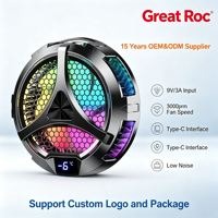 Enfriador de Teléfono Magnético RGB X42 con Semiconductor, Ventilador de Refrigeración de Alta Velocidad, Pantalla de Temperatura para Esports y Transmisión en Vivo