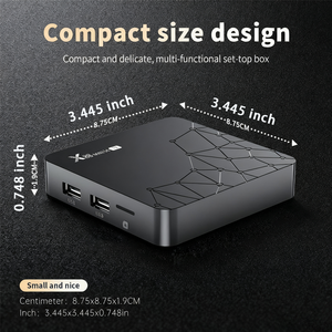 X88 Mini Android 4k TV Box Envío Gratis en China WIFI 6 Wi-Fi de Doble Banda Reproductor de Red Android 14 RK3518t Quad-Core Set-Top Box - Product Image 4