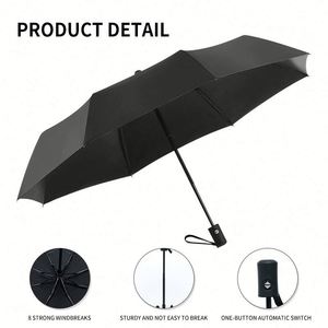 Limited - Time Offer Modern Luxury Customized Umbrella Classic <b>Folding</b> Umbrella with Logo Printing - Product Image 4