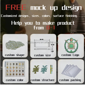 Etiquetas de Metal esmaltadas personalizadas, accesorio de ropa de costura sostenible para prendas de vestir, trajes de baño, zapatos, bolsos, gorras, abalorio de Metal plegado - Product Image 3