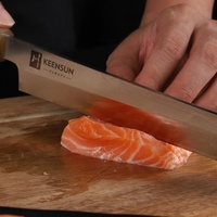 Couteau de cuisine japonais de haute qualité, divers styles, lame AUS-8, bois d'ébène chinois, finition miroir HD, couteau de chef, couteau à sushi, couteau à sashimi