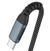 Câble Type-C 240W 5A E-Mark en nylon tressé pour charge rapide PD pour téléphones portables, appareils photo, ordinateurs, écouteurs, montres connectées