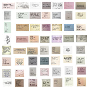 สติกเกอร์คำคม Hoyo 50ชิ้น/เซ็ตคำพูดที่มีชื่อเสียงคำสร้างแรงบันดาลใจคำพูดที่ไร้กาลเวลาสติ๊กเกอร์ติดสัญลักษณ์นักคิด - Product Image 4