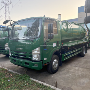 Camion aspirateur d'eaux usées 6 roues 1suzu 4x2 5000 litres Camion d'<span class=keywords><strong>aspiration</strong></span> des eaux usées fécales à vendre - Product Image 2