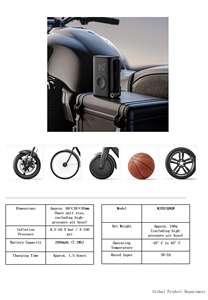 <span class=keywords><strong>Compresor</strong></span> de Aire Eléctrico Portátil Compacto <span class=keywords><strong>Xiaomi</strong></span> Mijia con Monitor de Presión de Neumáticos y Construcción de Plástico - Product Image 5